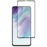 CONSTRAIN - Samsung Galaxy S21 Fe ile uyumlu Kırılmaz Cam 5D Tam Kaplayan İnce Ekran Koruyucu