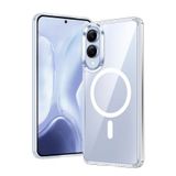 CONSTRAIN - Samsung Galaxy S25 Edge ile uyumlu MagSafe ile uyumlu Özellikli Şeffaf Telefon Kılıfı - Beyaz