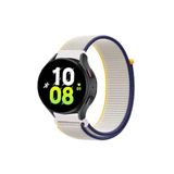 CONSTRAIN - Samsung Galaxy Watch 4 5 6 7 Fe 40 40 44 Classic 42 43 46 47 Mm Kordon Hasır Kordon 1-1 ile Uyumlu Klips - Beyaz 2