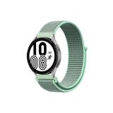 CONSTRAIN - Samsung Galaxy Watch 4 5 6 7 Fe 40 40 44 Classic 42 43 46 47 Mm Kordon Hasır Kordon 1-1 ile Uyumlu Klips - Turkuaz