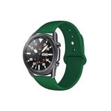 CONSTRAIN - Samsung Galaxy Watch ile Uyumlu 4 5 6 Pro 40 44 Classic 42 43 46 47 Mm Kordon Silikon Spor Kordon - Haki