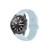 CONSTRAIN - Samsung Galaxy Watch ile Uyumlu 4 5 6 Pro 40 44 Classic 42 43 46 47 Mm Kordon Silikon Spor Kordon - Mavi 1