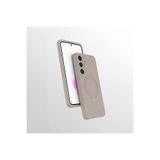 CONSTRAIN - Samsung ile uyumlu Galaxy A25 Kılıf MagSafe ile uyumlu Halkalı Extra Standlı Içi Kadife Yumuşak Renkli Silikon Kapak - Desert Gold