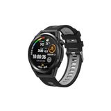 CONSTRAIN - Samsung ile uyumlu Galaxy Watch 4 5 6 7 Fe 40 40 44 Classic 42 43 46 47 Mm Kordon Çift Renk Çizgili Kordon - Siyah 5