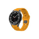 CONSTRAIN - Samsung ile uyumlu Galaxy Watch 4 5 6 7 FE 40 40 44 Classic 42 43 46 47 mm Kordon Futbol Topu Prizma Dizayn Sil - Sarı