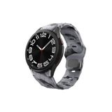 CONSTRAIN - Samsung ile uyumlu Galaxy Watch 4 5 6 7 FE 40 40 44 Classic 42 43 46 47 mm Kordon Futbol Topu Prizma Dizayn Sil - Siyah 1