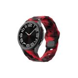 CONSTRAIN - Samsung ile uyumlu Galaxy Watch 4 5 6 7 FE 40 40 44 Classic 42 43 46 47 mm Kordon Futbol Topu Prizma Dizayn Sil - Siyah 3