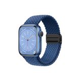 CONSTRAIN - Samsung ile uyumlu Galaxy Watch 4 5 6 7 Fe 40 40 44 Classic 42 43 46 47 Mm Kordon Magnet Örgü Strap - Lacivert