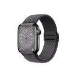 CONSTRAIN - Samsung ile uyumlu Galaxy Watch 4 5 6 7 Fe 40 40 44 Classic 42 43 46 47 Mm Kordon Magnet Örgü Strap - Siyah
