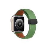 CONSTRAIN - Samsung ile uyumlu Galaxy Watch 4 5 6 7 Fe 40 40 44 Classic 42 43 46 47 Mm Kordon Magnetli Pu Deri Kordon 20mm - Yeşil