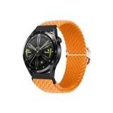 CONSTRAIN - Samsung ile uyumlu Galaxy Watch 4 5 6 7 Fe 40 40 44 Classic 42 43 46 47 Mm Kordon Örgü Tokalı Kordon - Turuncu