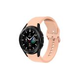 CONSTRAIN - Samsung ile uyumlu Galaxy Watch 4 5 6 7 Fe 40 40 44 Classic 42 43 46 47 Mm Kordon Silikon Kordon - Pembe 2