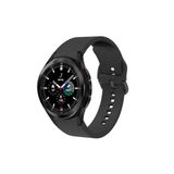 CONSTRAIN - Samsung ile uyumlu Galaxy Watch 4 5 6 7 Fe 40 40 44 Classic 42 43 46 47 Mm Kordon Silikon Kordon - Siyah