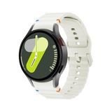 CONSTRAIN - Samsung ile uyumlu Galaxy Watch 4 5 6 7 FE 40 44 Classic 42 43 46 47 mm Kordon Dekoratif Örgü Çizgili Spor Sili - Çok Renkli 4