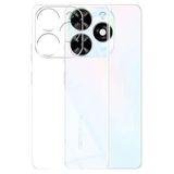 CONSTRAIN - Tecno Spark 10 Pro ile uyumlu Kılıf Şeffaf Kamera Korumalı Esnek Yumuşak Silikon - Turuncu