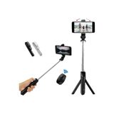 CONSTRAIN - Tripod Bluetooth Kumandalı 360° Döner Selfie Çubuğu | Telefon Tutucu Stand – Hafif Katlanabilir