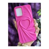 CONSTRAIN - Vivo Y21 ile uyumlu /Y21S 3D Kalpli Fuşya Silikon Kılıf