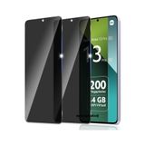 CONSTRAIN - Xiaomi ile uyumlu Redmi Note 13 Pro 5g Hayalet Ekran Koruyucu Cam 5d Hard Privacy Tempered Glass Full