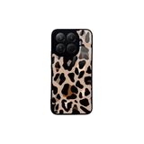 CONSTRAIN - Xiaomi Mi 15T Pro ile uyumlu Kılıf Boyalı Tablo Desenli Fiyonk Ve Leopar Tasarımlı 3D Ayna Görünümlü Korumalı Kapak - Çok Renkli