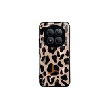 CONSTRAIN - Xiaomi Redmi Note 14 Pro 4G ile uyumlu Kılıf Boyalı Tablo Desenli Fiyonk Ve Leopar Tasarımlı 3D Ayna Görünümlü Korumalı Kapak - Çok Renkli