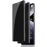 CONSTRAIN - Xiaomi Redmi Note 14 Pro Plus ile Uyumlu Ekran Koruyucu Hayalet Cam Tam Kaplar Oval Temperli Privacy