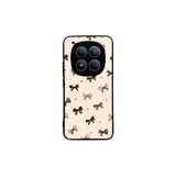 CONSTRAIN - Xiaomi Redmi Note 15 Pro Plus ile uyumlu Kılıf Boyalı Tablo Desenli Fiyonk Ve Leopar Tasarımlı 3D Ayna Görünümlü Korumalı Kapak - Beyaz 2