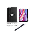 CONSTRAIN - Xiaomi Redmi Pad Se 11 Inç ile Uyumlu Standlı Dönebilen Tablet Kılıfı Ekran Koruyucu Kalem Seti - Siyah