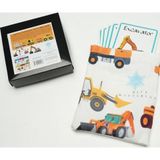 Construction Flashcard: Memory & Matching Game: (İNGİLİZCE) İnşaat Kamyonları Hafıza ve Eşleştirme Oyunu 60KART