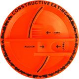 Constructive Eating WJ-660 Çocuklar Için Şantiye Tabağı, Plastik - Siyah - Plastik