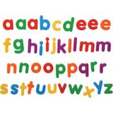 Constructive Playthings 40 parça 2'li set 1/2 inç büyük manyetik küçük harf harfler, ekstra ünlüler ve seçilmiş ünlüler dahil, 3 yaş ve üzeri için