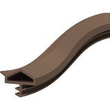 Contacall Ahşap Kapı Fitili 25 Metre Beyaz Renk Amerikan Panel Kapı Fitili 12MM Catı Tipi Fitil-Akc-12