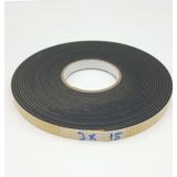 Contacall Kapı Pencere Bandı / Yapışkan Kapı Pencere Süngeri Eva-3Mmx15mm-Siyah-10 Metre