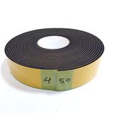 Contacall Kapı Pencere İzolasyon Bandı Yapışkan Sünger 4 mm Kalınlık 50 mm Genişlik 10 Metre Uzunluk/EPDM-4 * 50