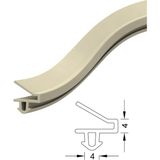 Contacall Orjinal Pvc Eski Kapı Pencere Fitili Contası 25 Metre Siyah