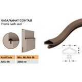 Contacall Ortadan Tırnaklı Çatı Fitil 10 mm Ahşap Amerikan Panel Kapı Fitili 100 M Krem