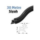 CONTACALL Pen Kapı Pencere Contası Kasa Kanat Fitili 30 Metre Siyah Standart Pimapen, Fıratpen, Egepen, Winsa