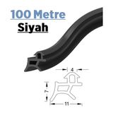 Contacall Pen Markalarının Kapı Pencere Contası Pvc Fitili 100 Metre Siyah Tüm Standart Pvc