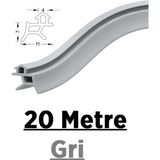 Contacall Pen Markalarının Kapı Pencere Contası Pvc Fitili 20 Metre Gri Tüm Standart Pvc Pimapen, Fıratpen, Egepen, Winsa Gibi Markalara Uygun