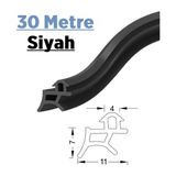Contacall Pen Markalarının Kapı Pencere Contası Pvc Fitili 30 Metre Siyah Tüm Standart Pvc Pimapen, Fıratpen, Egepen, Winsa Gibi Markalara Uygun