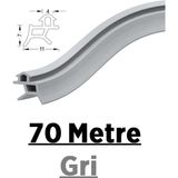 Contacall Pen Markalarının Kapı Pencere Contası Pvc Fitili 70 Metre Gri Tüm Standart Pvc Pimapen, Fıratpen, Egepen, Winsa Gibi Markalara Uygun