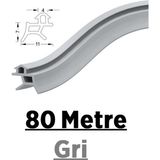 Contacall Pen Markalarının Kapı Pencere Contası Pvc Fitili 80 Metre Gri Tüm Standart Pvc Pimapen, Fıratpen, Egepen, Winsa Gibi Markalara Uygun