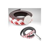 Contacall Yapışkanlı Şerit Mıknatıs Magnet Kes Kullan Siyah Genişlik 20 mm, Kalınlık 1,5 mm