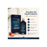 Contactive Kids 200 ml | Sitikolin, B6, B9, B12 Vitamini, Magnezyum ve Çinko İçeren Çilek Aromalı Sıvı Takviye Edici Gıda