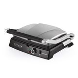 Conti CG-320 Bestost 2000W 6 Dilim Döküm Plakalı Tost ve Izgara Makinesi Çıkarılabilir Plakalar 180° Açılabilir Ayarlanabilir Termostat Yağ Haznesi