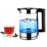 Conti CK-252 Excellent Cam Kettle Gold 1,8 L 1500 W LED Aydınlatmalı Elektrikli Su Isıtıcı, Gizli rezistans, 360° döner taban ve Otomatik kapanma