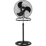 Conti Csf-410 Sanayi Tipi Vantilatör 75 W Güçte Ayaklı 3 Farklı Kullanım Seçeneği ile Metal Pervane