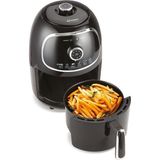 Conti Frito 2.0 lt Kapasiteli Yağsız Fritöz 1000 Watt Tek Hazne Isı Ayarı ile Kolay Temizlik - Siyah