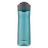 Contigo Cortland su şişesi, BPA içermeyen plastik su şişesi, sızdırmaz kapaklı ve taşıma saplı, bulaşık makinesinde yıkanabilir, Spirulina 24 oz