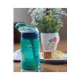 Contigo-Gizmo Flip Tek El Bas Iç Emzikli Çocuk Su Matarası 420ml-jungle Green Dino