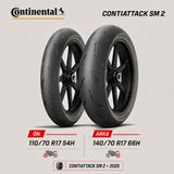 Continental Contiattack Sm 2 110/70 R17 54H - 140/70 R17 66H Ön Arka Motosiklet Lastik Takımı 2025